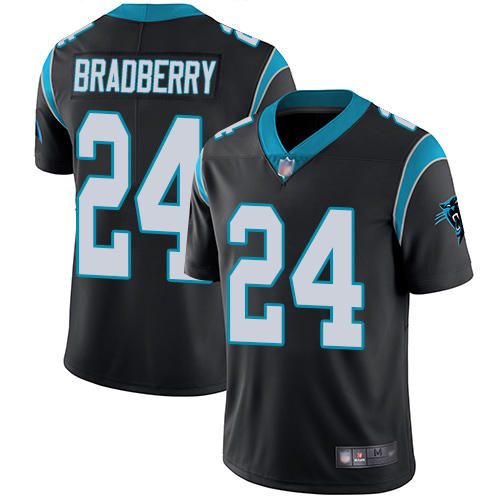 Carolina Panthers Limited Black Men James Bradberry Home Jersey NFL Football #24 Vapor Untouchable